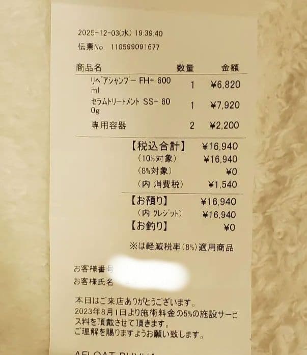 BYKARTE FH+ シャンプー & SS+ トリートメント セット