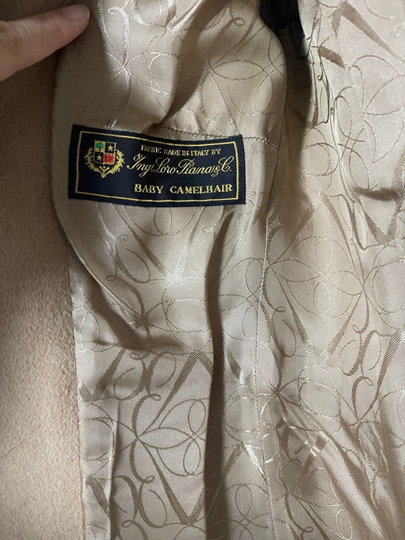 ブルックスブラザーズ レディースセットアップ　ロロピアーナ　キャメル高級生地