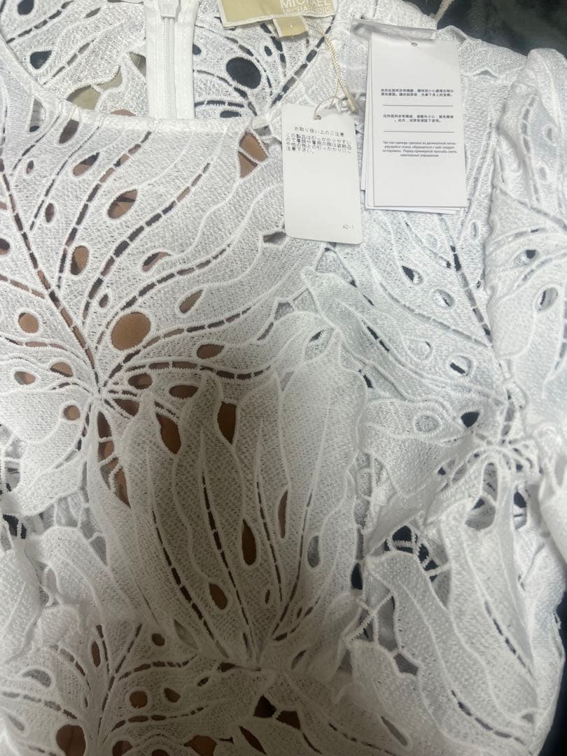 マイケルコース　MICHAEL KORS ホワイトレースワンピース サイズ2