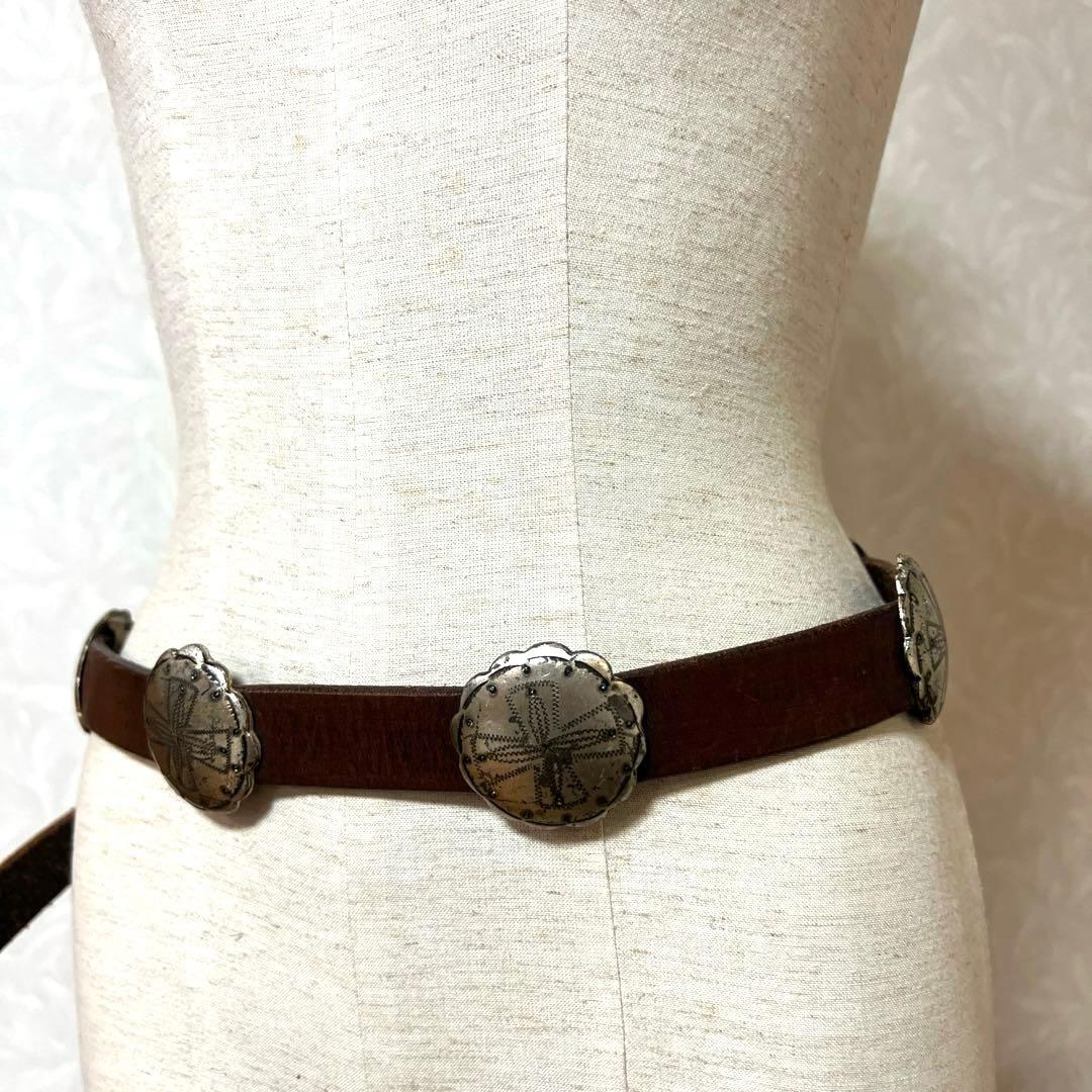 RAPH LAUREN ラルフローレン コンチョ ベルト