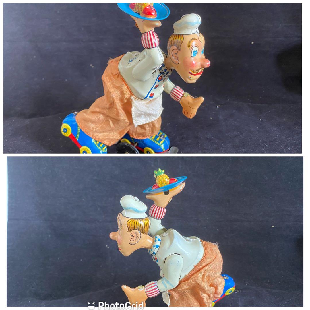 ⭐️1950年代？トープレ製　シェフのスケーター/箱付きです。