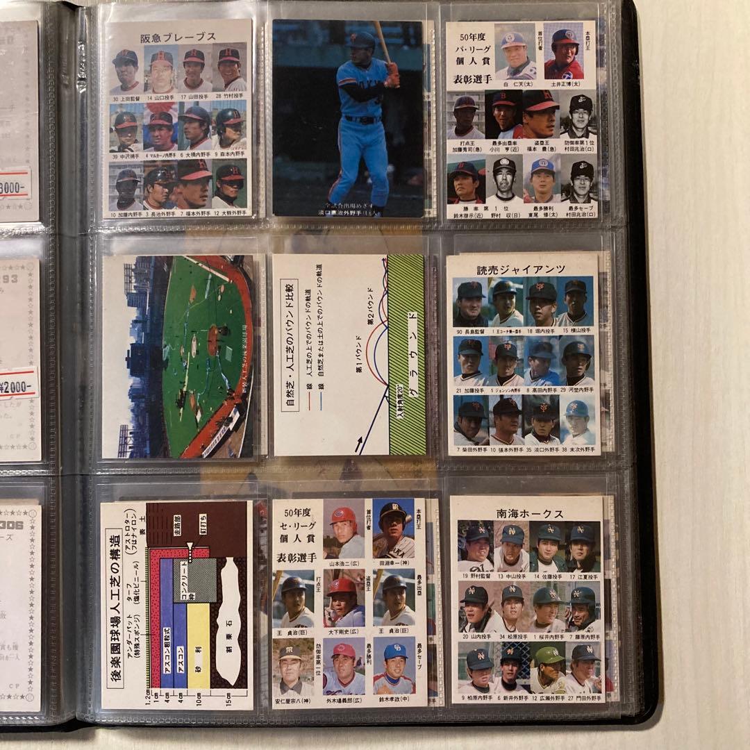 【昭和レトロ】1970年代　プロ野球カード＋ベースボールカードアルバム