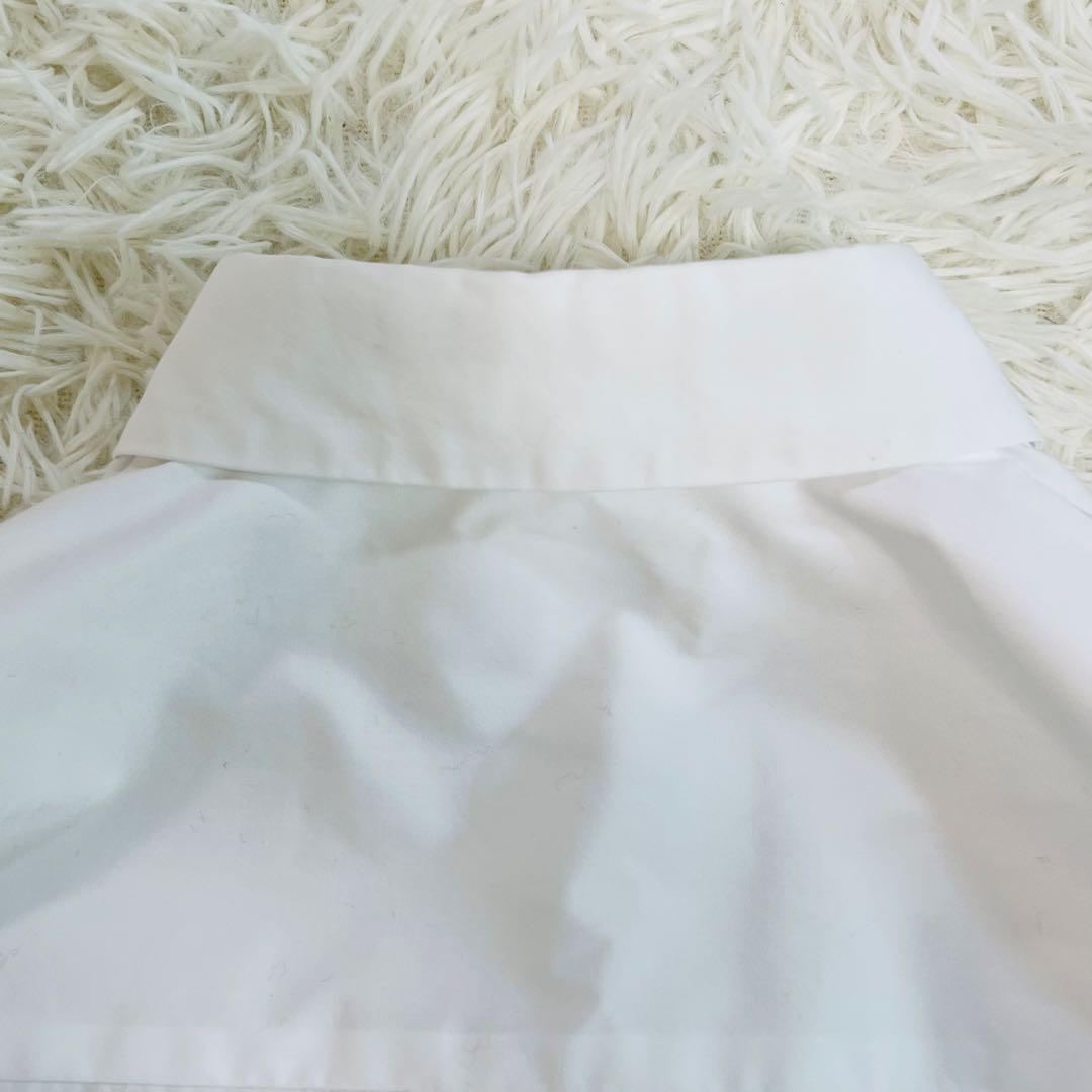 23ss エンフォルド スタンダードシャツ 白 比翼 長袖 mサイズ