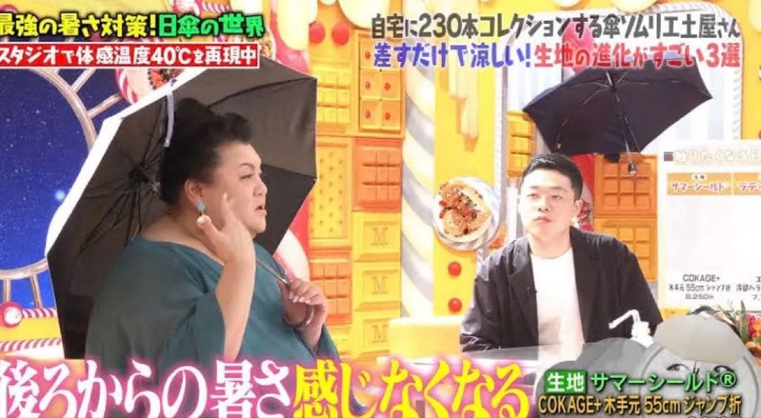 新品　東レ　サマーシールド　 折りたたみ　晴雨兼用　日傘　COKAGE＋