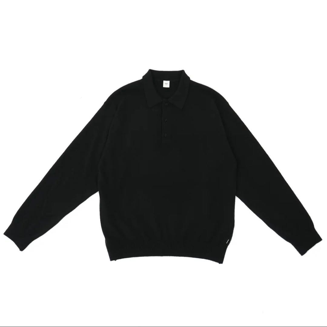 OVY Wool Cashmere Warm Knit PoloサイズL ポロ