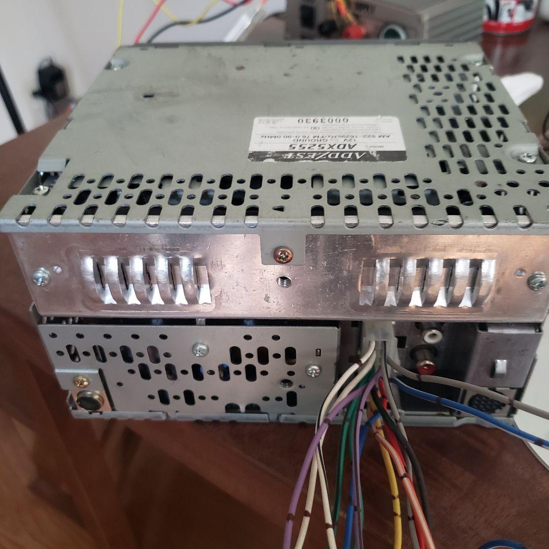 旧車 ADDZEST ADX5255 CD カセット　動作品　美品　メンテ済み