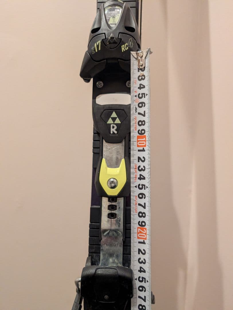 FISCHER RCA SL スキー板 バインディング付き