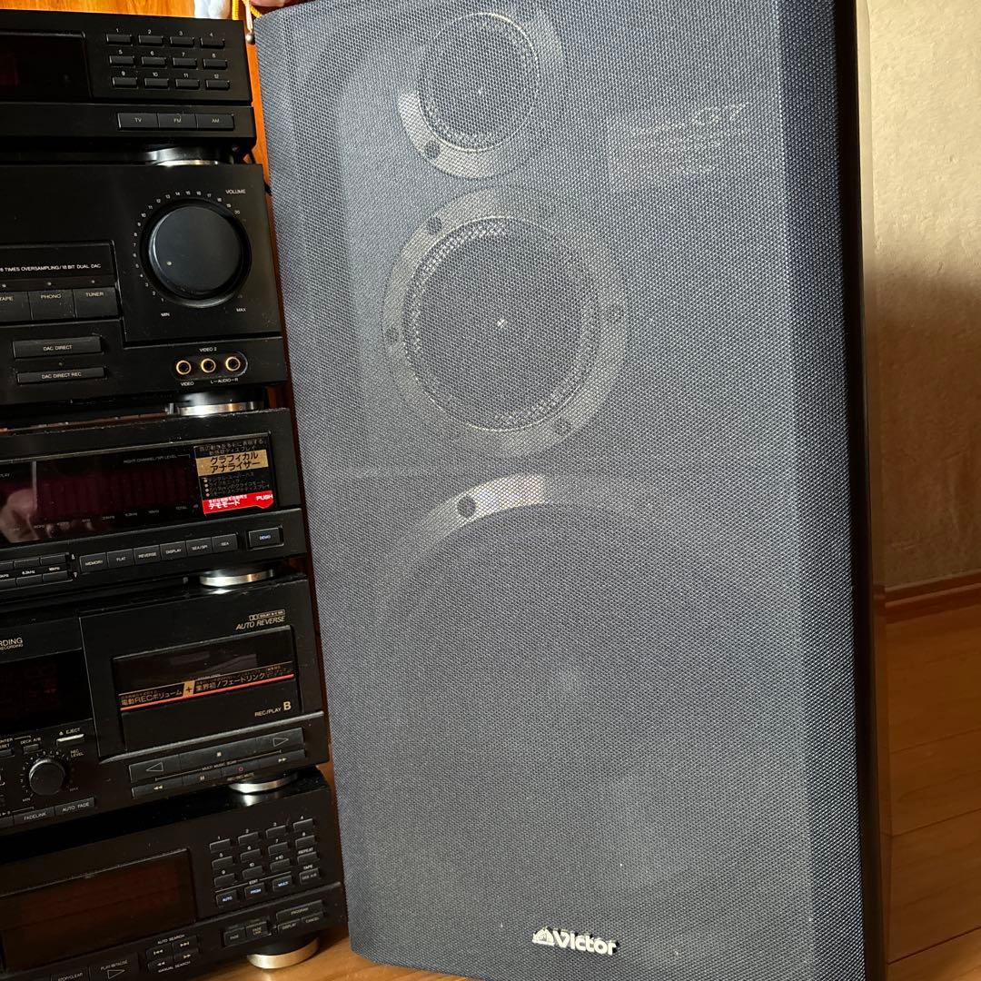 Victor コンポ CDプレーヤー カセットデッキ