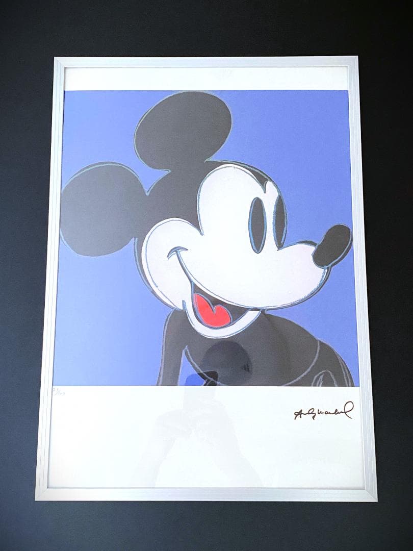 【美品】アンディ・ウォーホル☆ミッキーマウス☆リトグラフ
