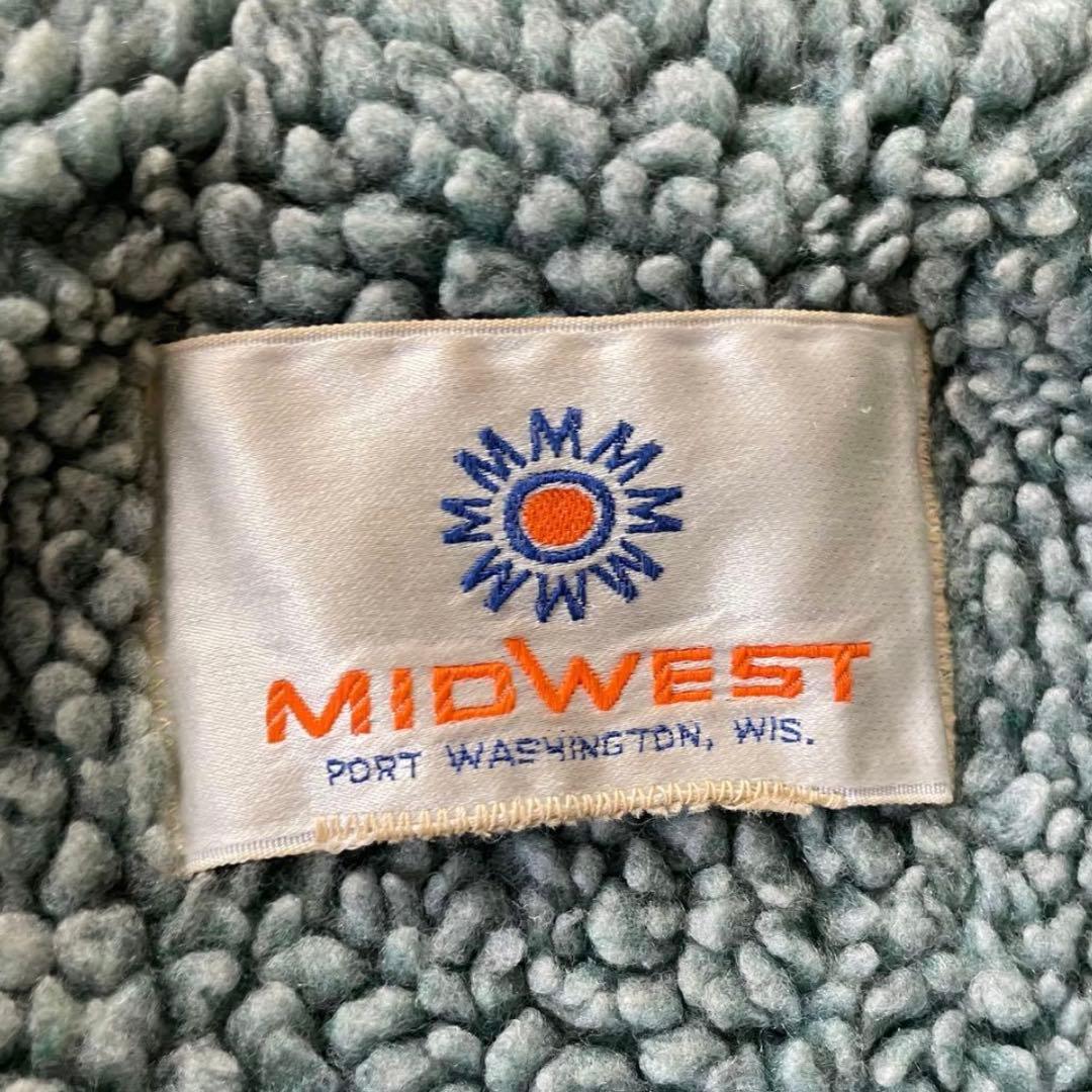 70-80's vintage 古着 裏ボア ミリタリージャケット カーキ