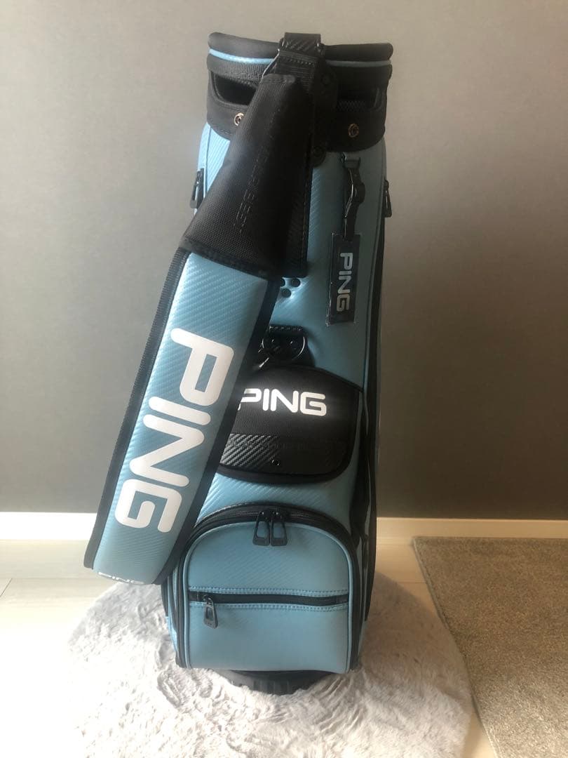 PING キャディバッグ ブルーグレイ　未使用品