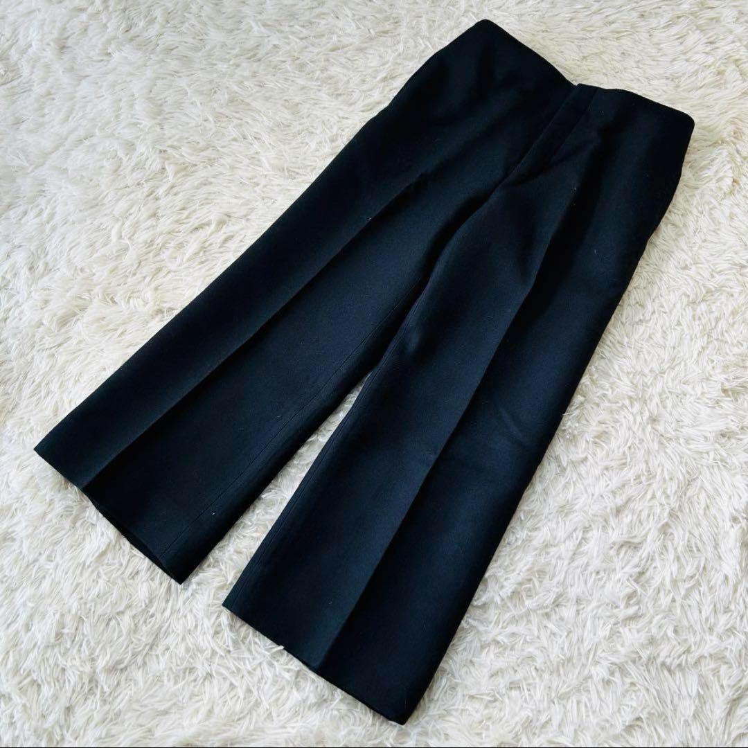 【あおむし】 マディソンブルー ウールパンツ センタープレス