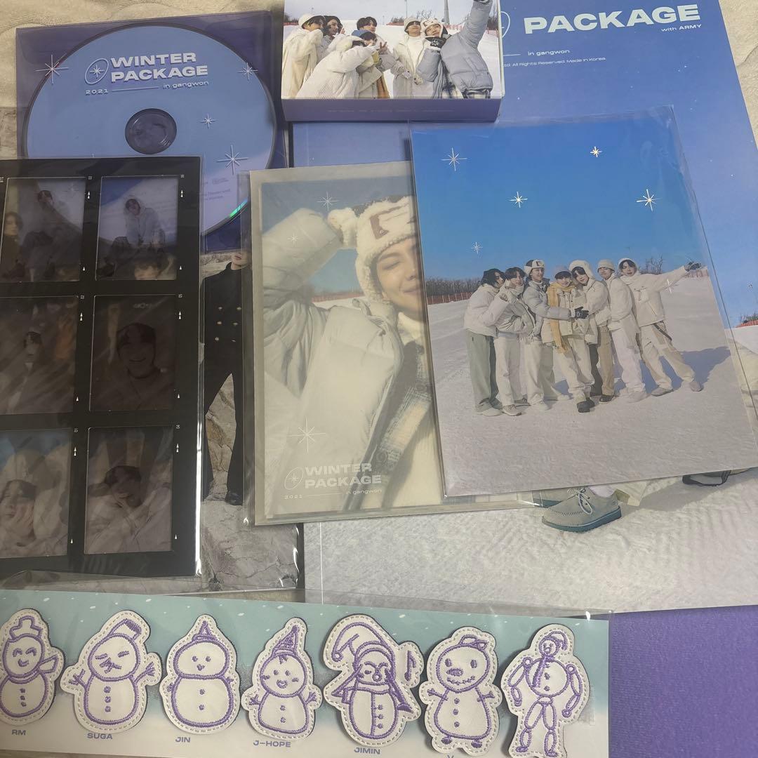 BTS WINTER PACKAGE CD・フォトカード・ステッカー