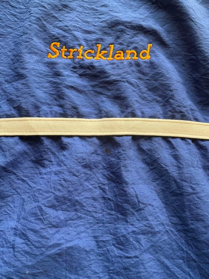 H*t様 Nike ナイロンジャケット 青 Strickland刺繍 90s 0