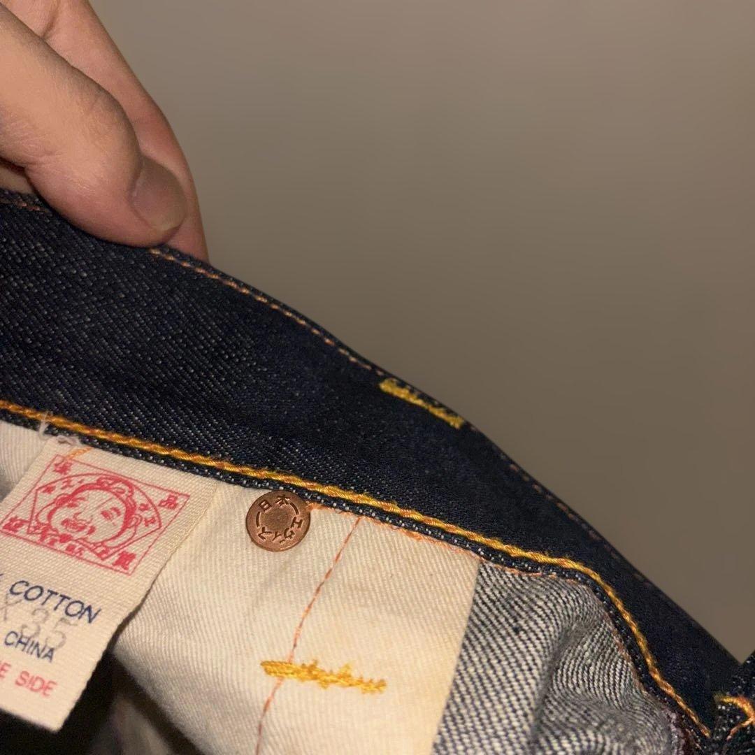 Evisu jeans No3 カモメ バギーショーツ デニム