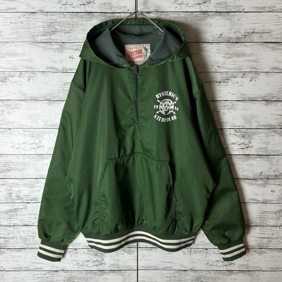 3825M【美品】ヒステリックグラマー☆ヒスガール ハーフジップ ジャケット