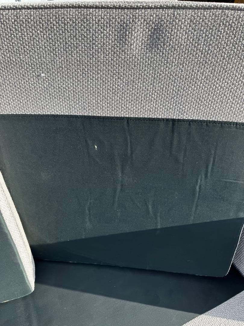 カリモク60 3P ロビーチェア　ミストグレー中古品