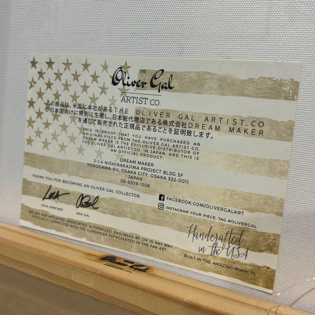 Oliver Gal Miss Dior フラワーアート 41×41×3.5㎝