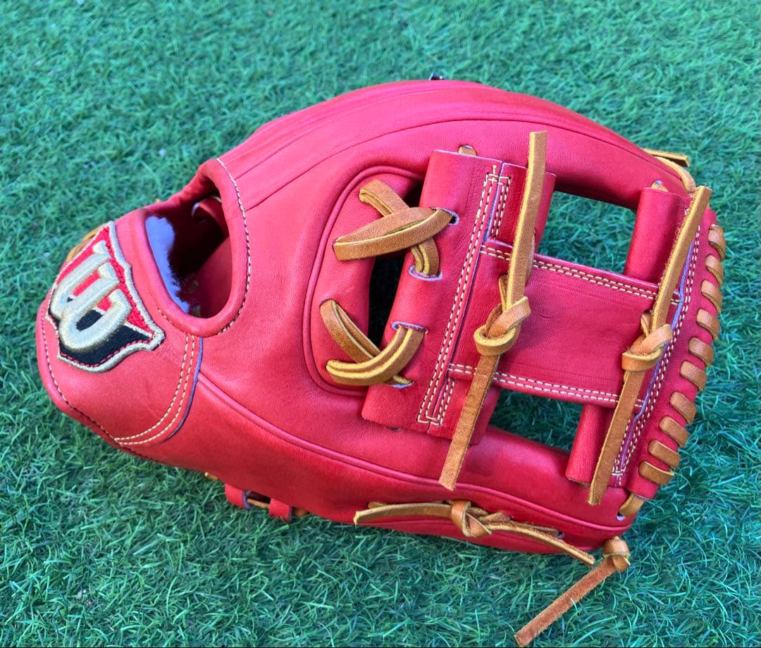 専用袋付　新品未使用　60,500円　ウィルソンスタッフ　硬式　内野　日本製