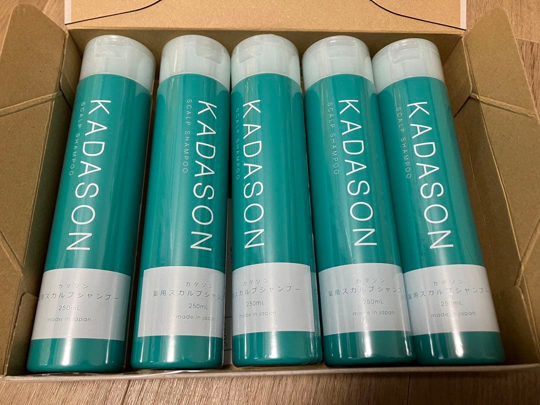 【即日発送】KADASON シャンプー 250ml 5本セット