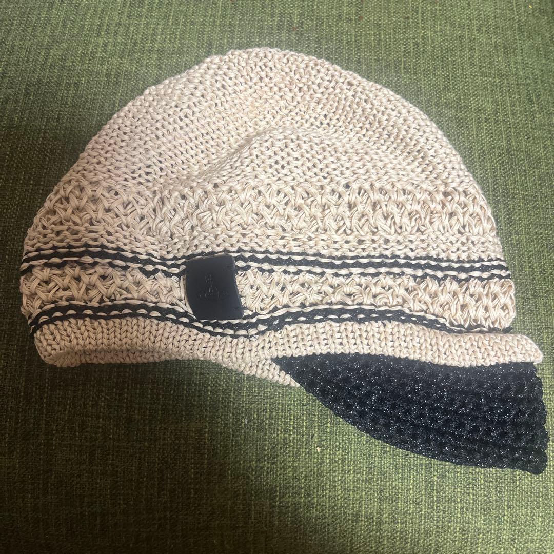 ヴィヴィアンウエストウッド ハート柄 帽子 ヴィンテージ