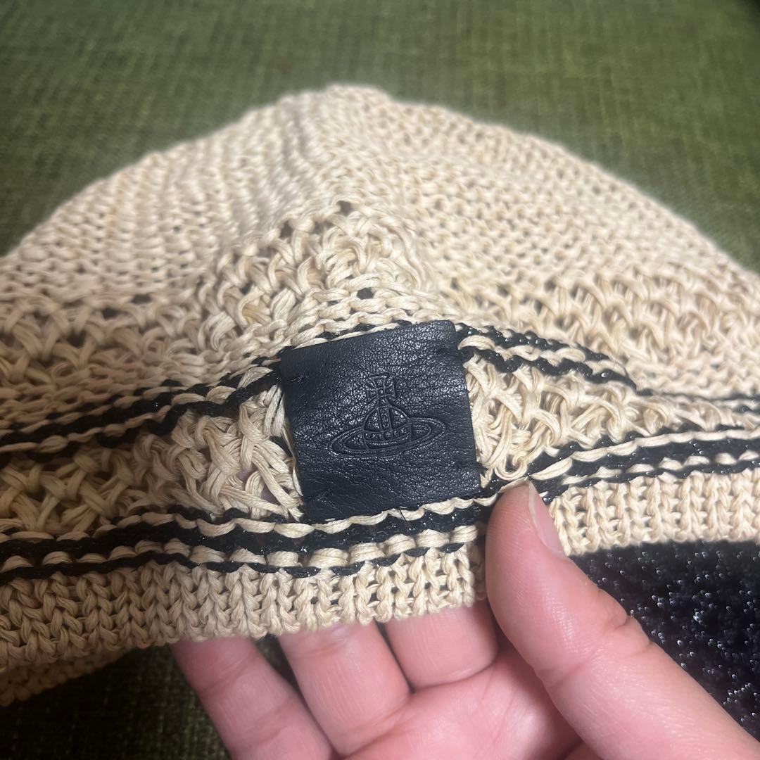 ヴィヴィアンウエストウッド ハート柄 帽子 ヴィンテージ