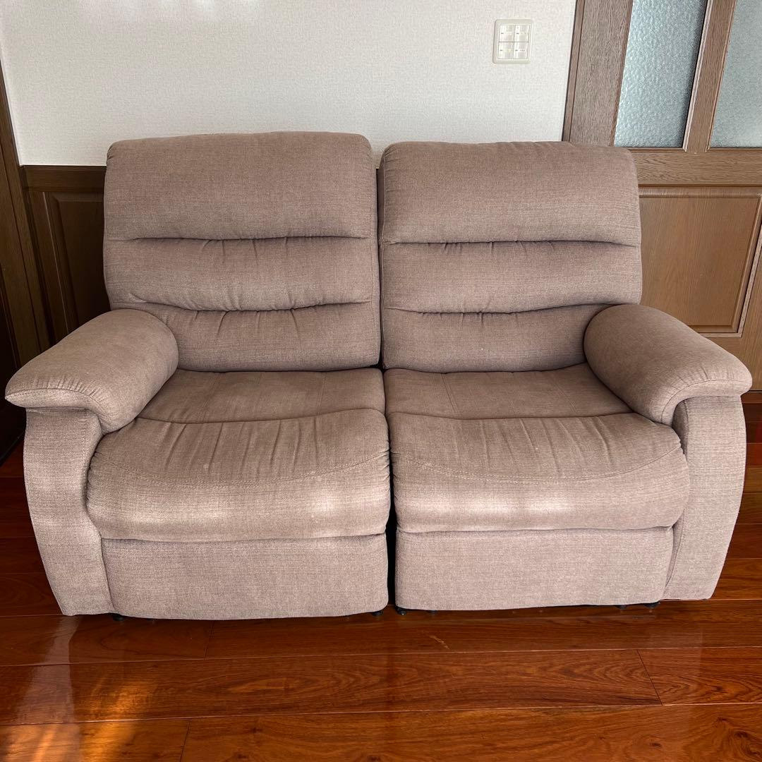【引き取り限定　茨城県藤代駅】　ニトリ　電動　二人掛けソファー　ビリーバー3