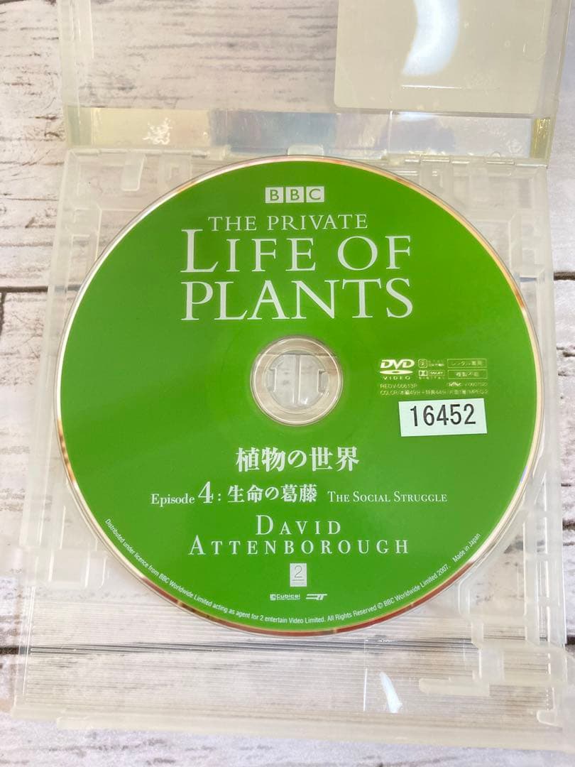 BBC 植物の世界 DVD 5枚セット　まとめ売り