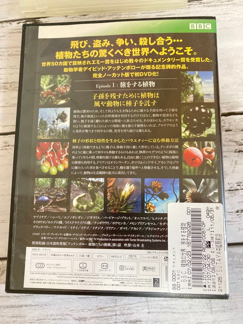 BBC 植物の世界 DVD 5枚セット　まとめ売り