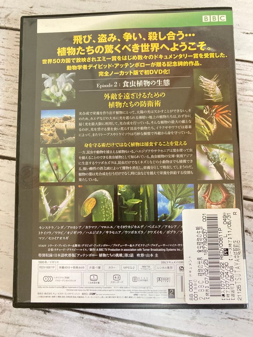BBC 植物の世界 DVD 5枚セット　まとめ売り