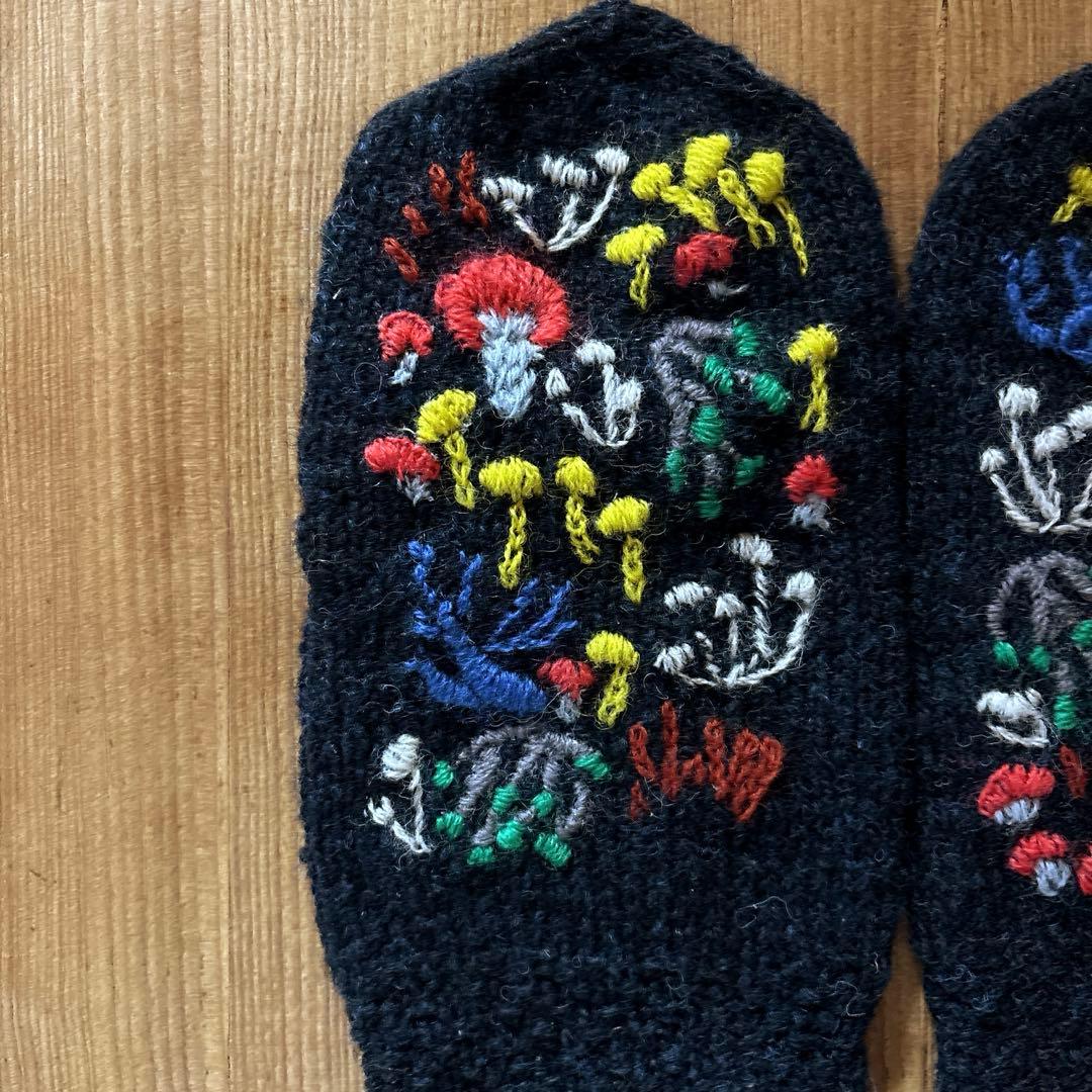 ハンドメイドミトンきのこ