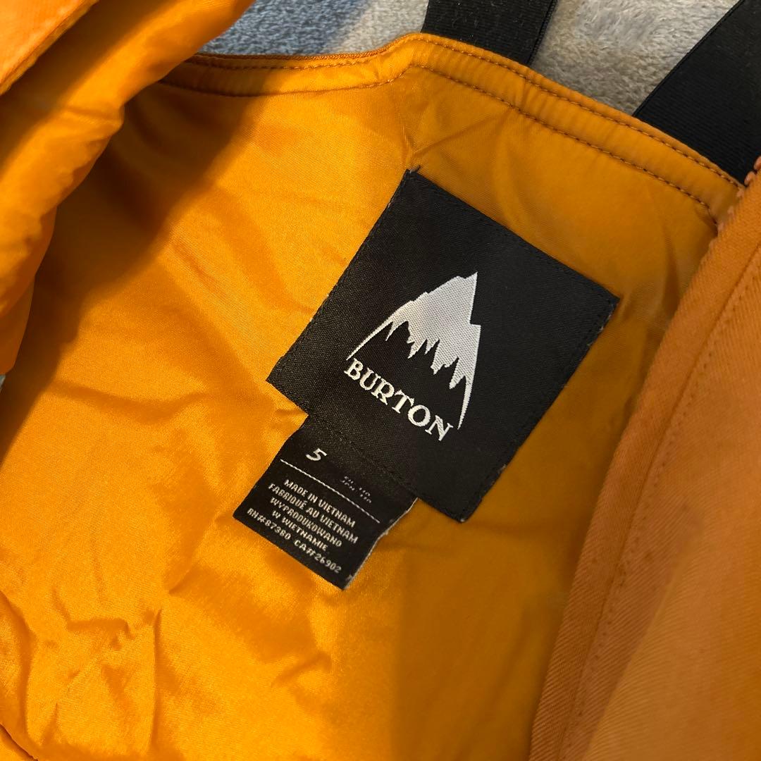 Burton 子ども用スノーボードウェア XS 上下セット