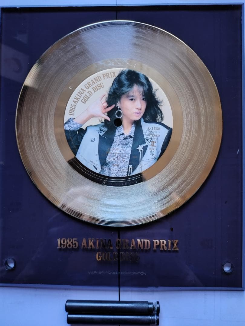 中森明菜　1985 AKINA GRAND PRIX GOLD DISC