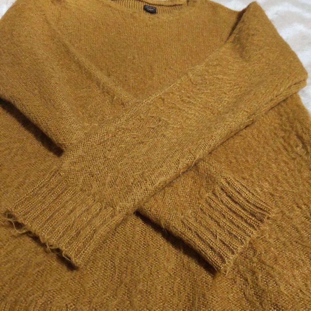 【美品】TOWNCRAFT PENNEY'S モヘア ニット マスタード