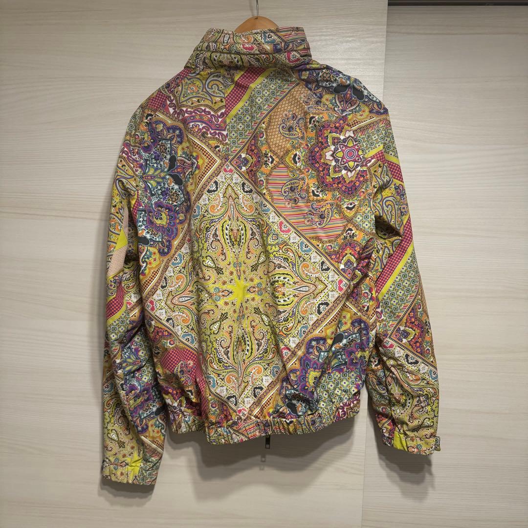 希少　ETRO ペイズリー　ナイロンジャケット　フード　パッカブル　サイズL