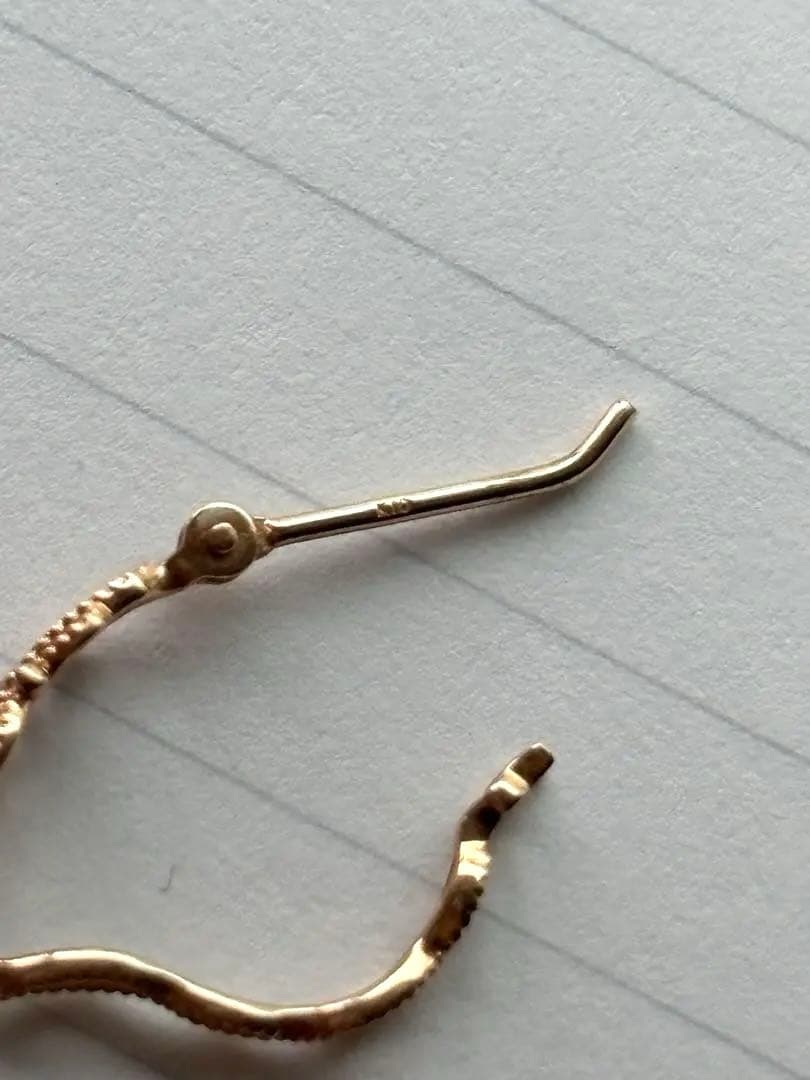 agete ピアス　片耳のみ