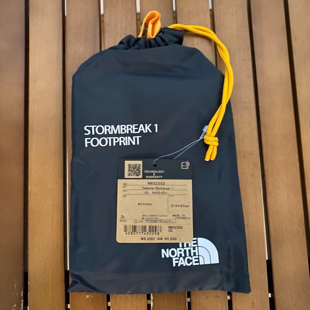 ノースフェイス ストームブレイク1 新品未使用専用フットプリント付き ソロテント