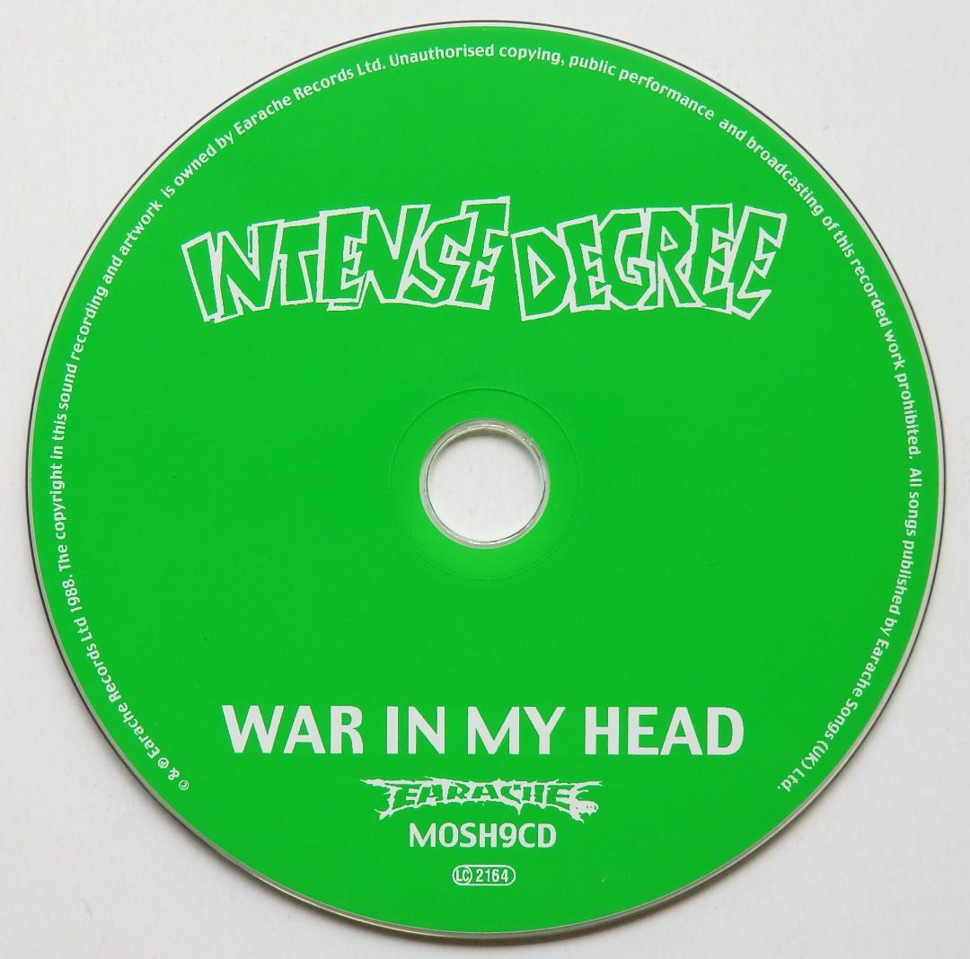 限定盤 帯 美品 INTENSE DEGREE War In My Head