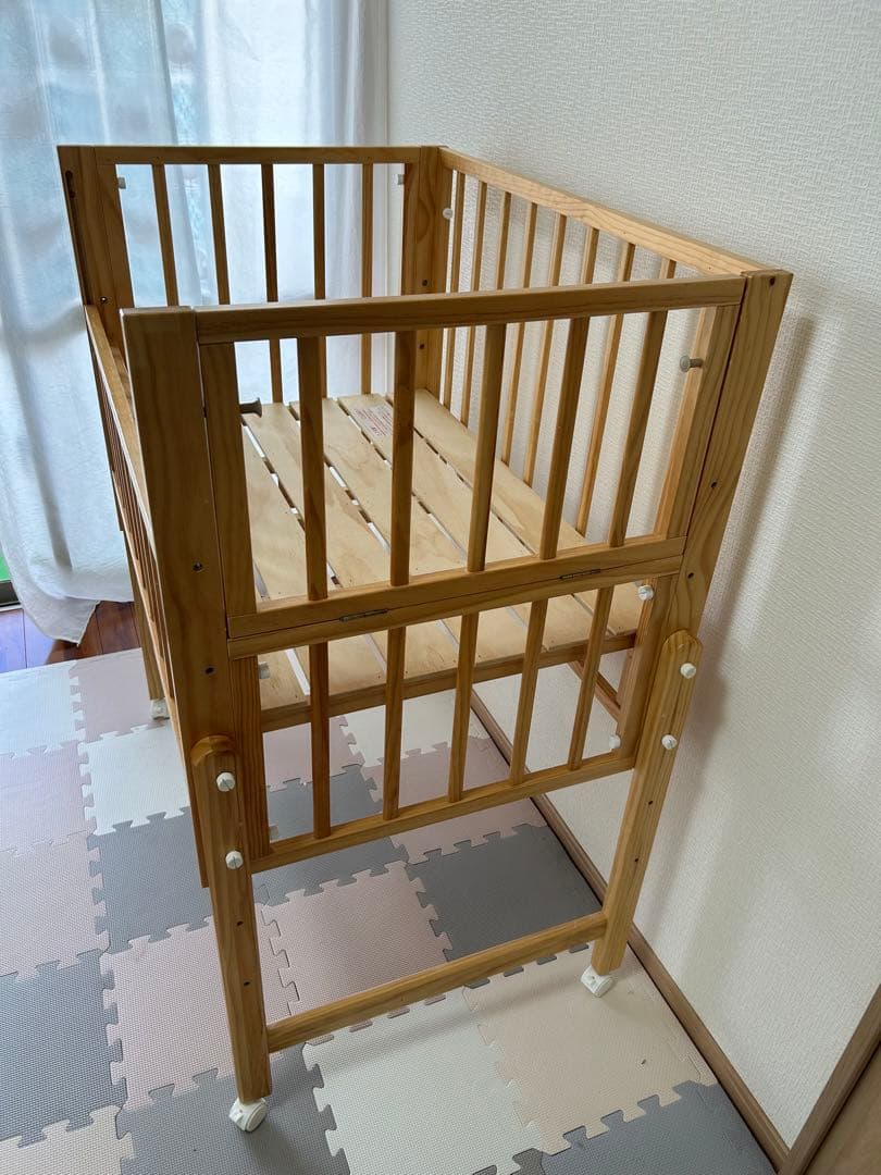 大和屋　ミニサイズWオープンベビーベッド　90cm×60cm