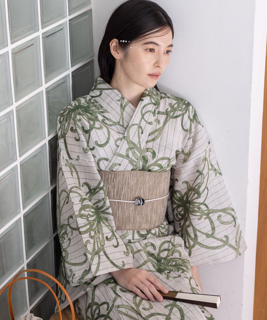 ［新品］浴衣・帯・下駄セット