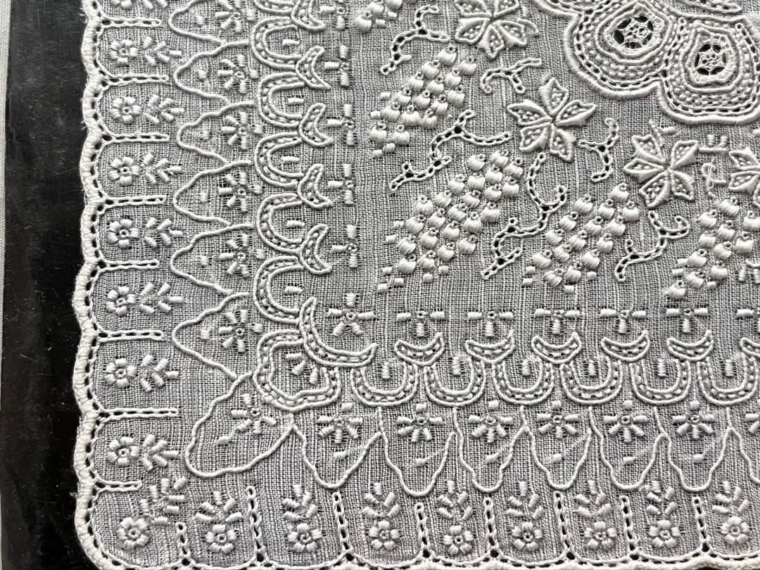 ✳︎希少✳︎未使用✳︎汕頭 SWATOW スワトウ ハンカチ 手刺繍 ヴィンテージ
