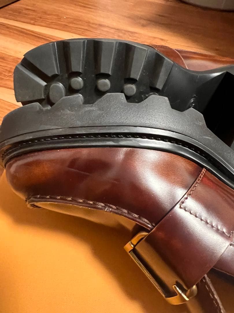 専用定価12万円ほぼ未使用TODS トッズ Tタイムレス 厚底ヒールローファー