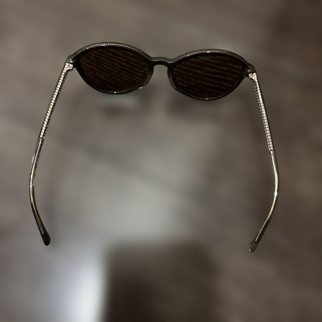 CHANEL ダークブラウン ラウンド　サングラス　シャネル