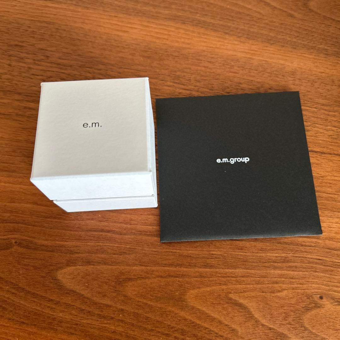 e.m. シルバー 星型チャーム 片耳用ピアス