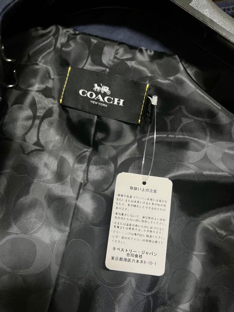 【新品未使用 タグ付】 COACH トレンチコート カバー付き