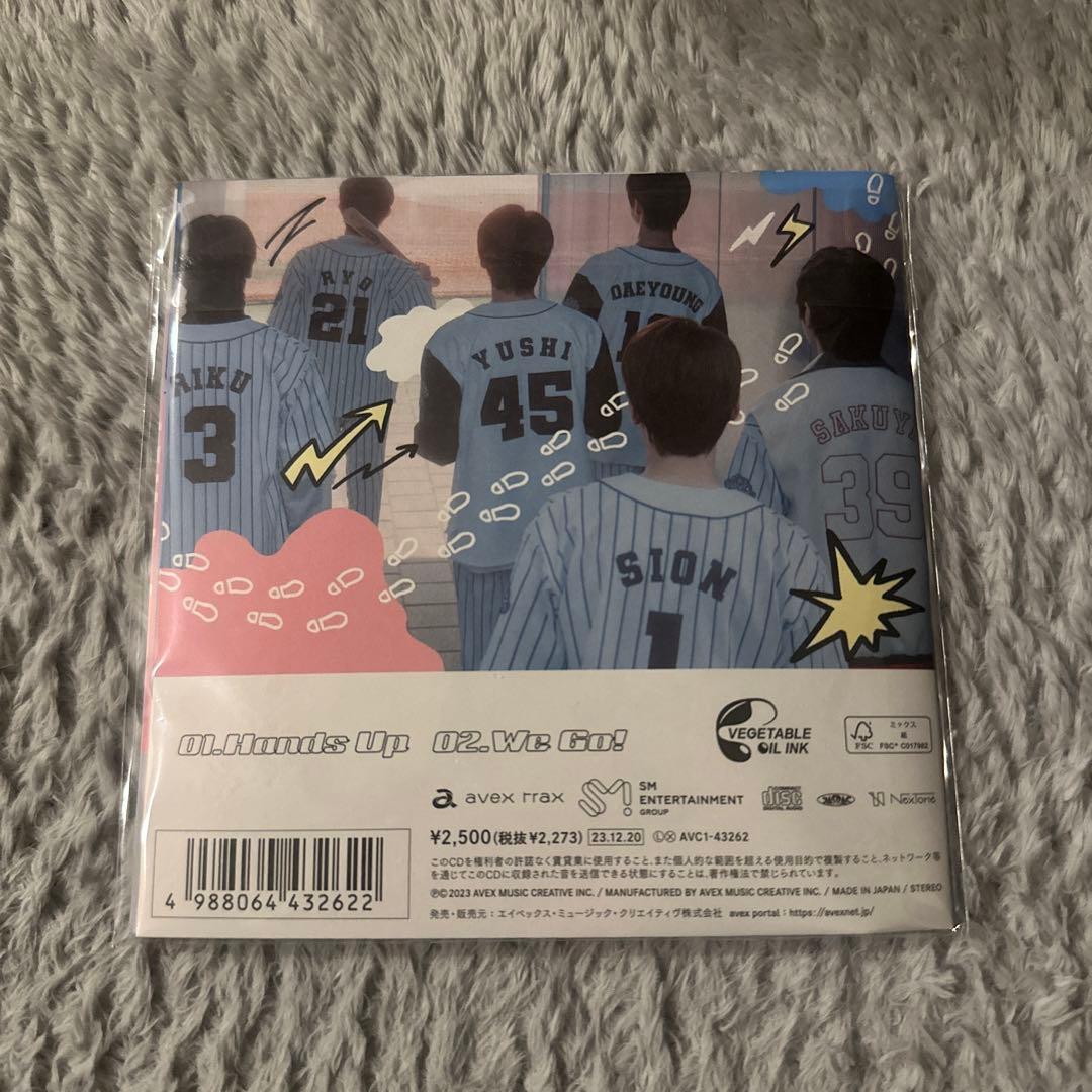 【廃盤】NCTWISH hands up CD 初回限定盤Aver.