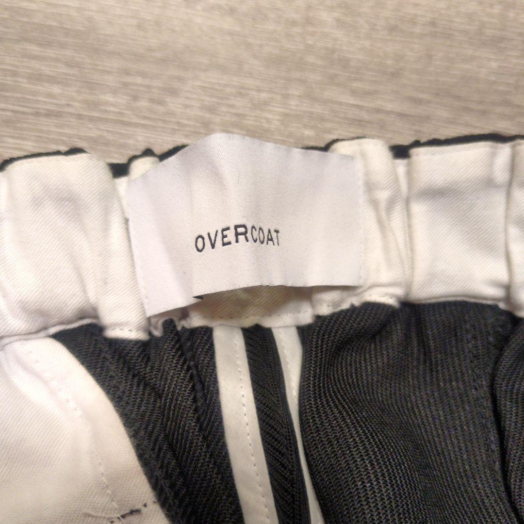 OVERCOAT 23SS レーヨンパンツ ブラック サイズ表記1