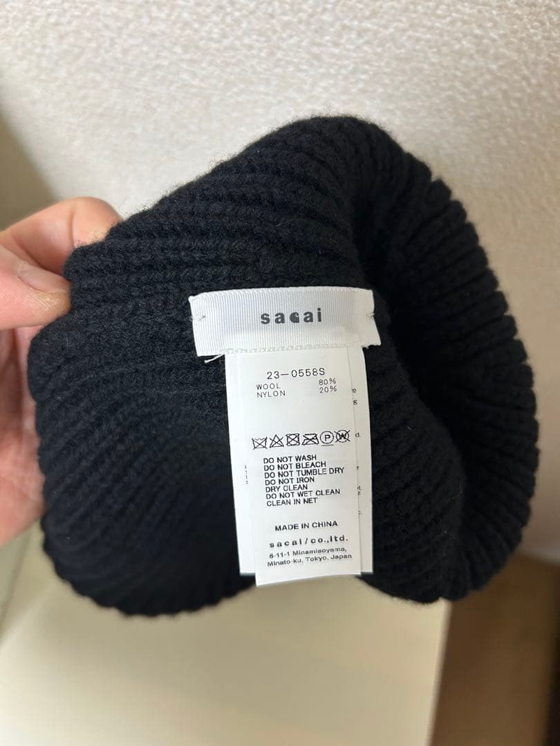 sacai×カーハート　ニット帽