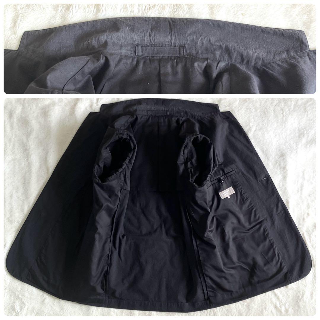 マーガレットハウエル 22SS コットンテーラードジャケット L ネイビーグレー