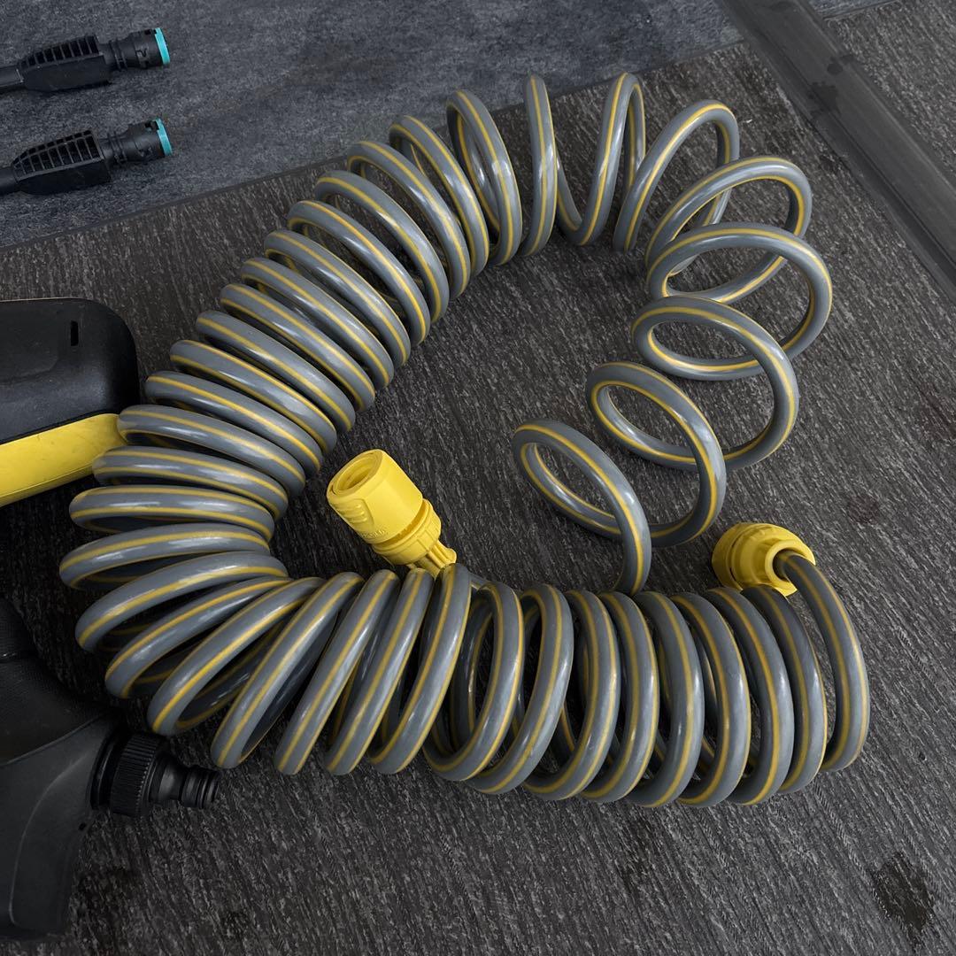 値下げ‼️ケルヒャー KHB5 高圧洗浄機ノズル3本&純正スパイラルホースセット